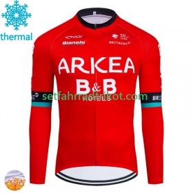 Arkea Bb Hotels Radtrikot Winter Thermal Fleece 2024